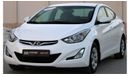 Hyundai Elantra Hyundai Elantra 2015 GCC 1600cc, in excellent condition, without accidents, very clean from inside a