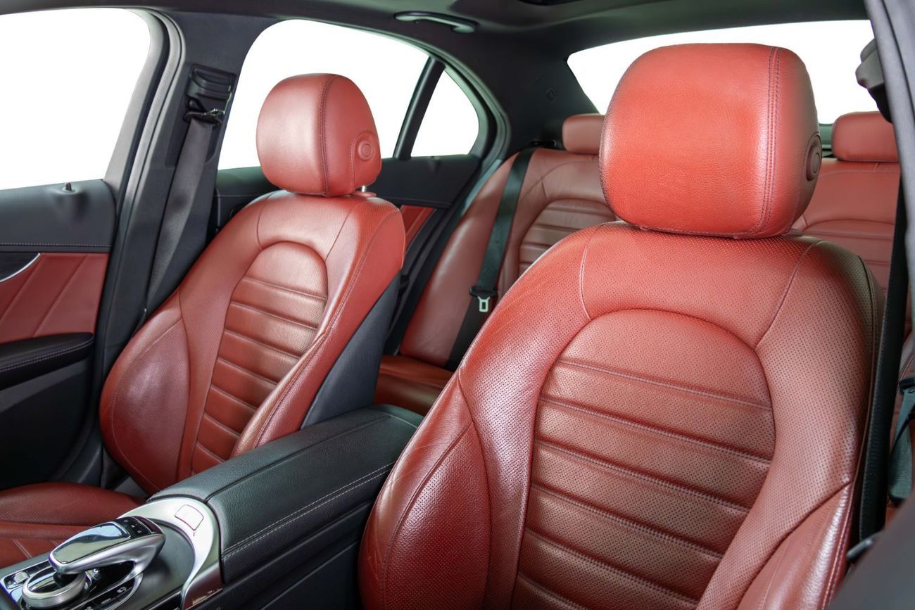 Mercedes-Benz C 43 AMG Std 3.0L 4 Matic-GCC-19 Inch Black Rims-Panoramic Roof-Active Sports Exhaust