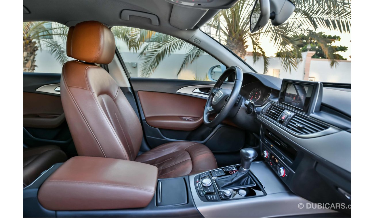 أودي A6 S-Tronic - Full Audi Service History - AED 1,155 PM! - 0% DP