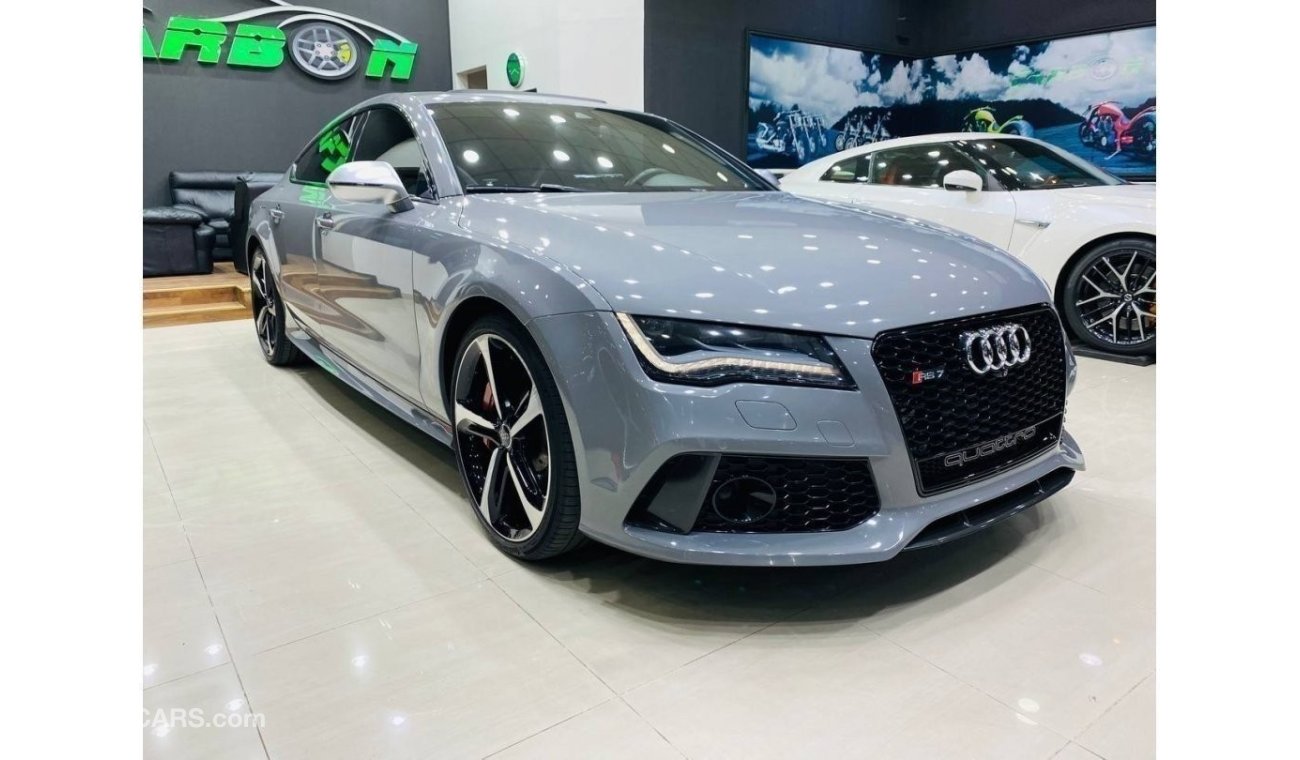 Audi RS7 EWB AUDI RS7 GCC IN AMAZING CONDTION WITH NARDO GRAY ORIGINAL COLOR  FOR 189K AED