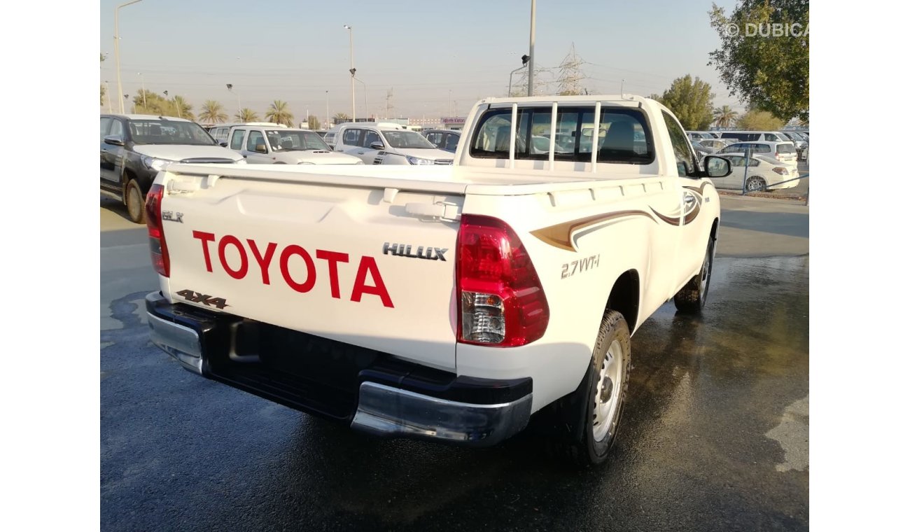 تويوتا هيلوكس 2.7L PETROL SINGLE CABIN 4X4 FOR EXPORT 2019