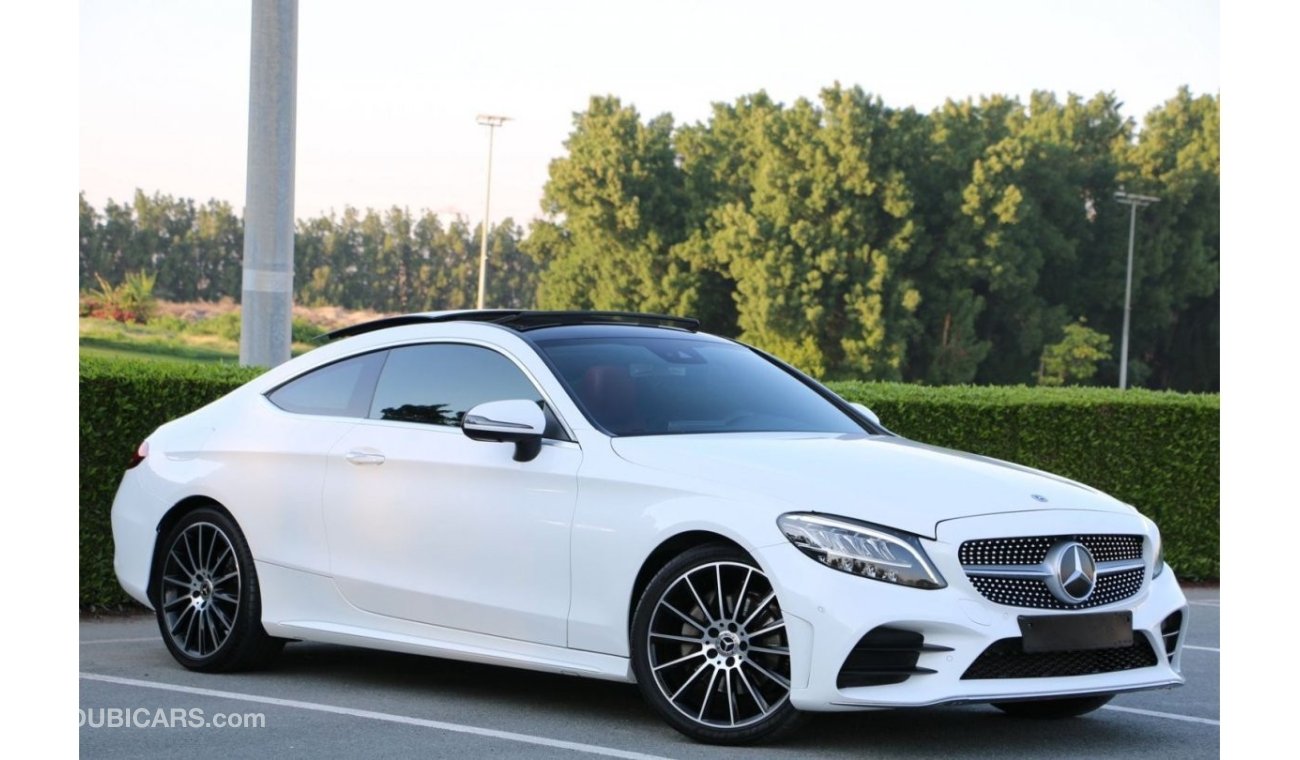 Mercedes-Benz C 200 Coupe MERCEDES BENZ AMG C200 COUPE 2019 GCC FULL OPTION ORIGINAL PAINT FULL SERVICE HISTORY