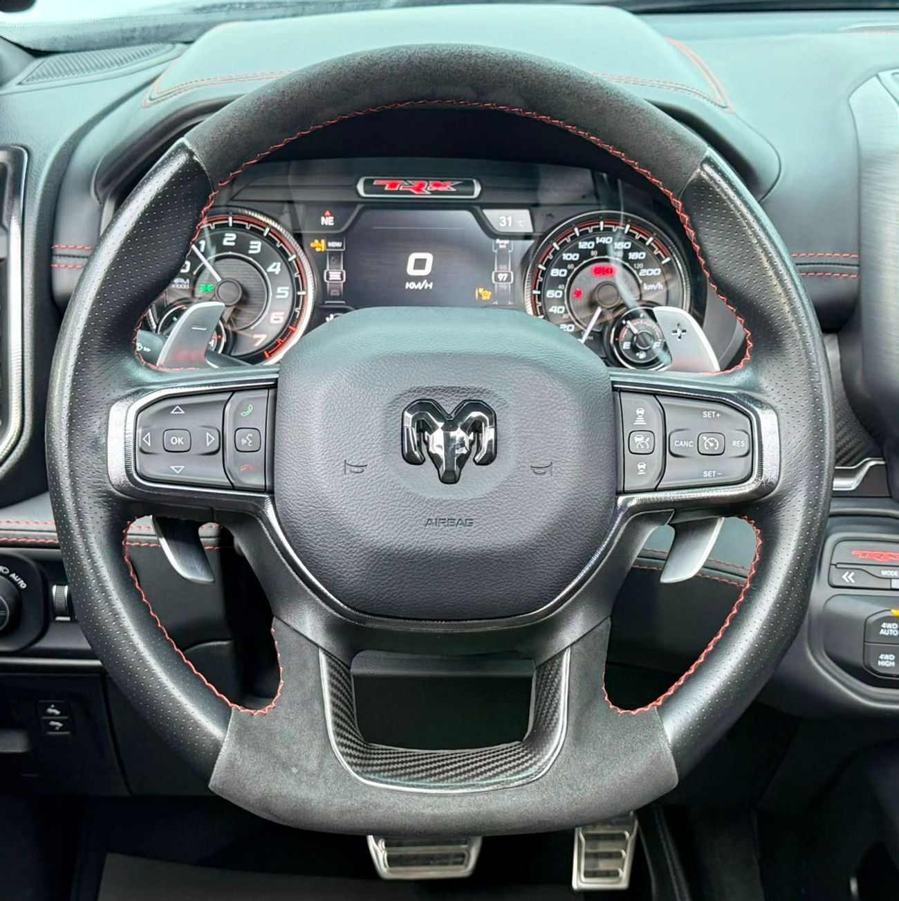 RAM 1500 TRX 2022 RAM 1500 TRX V8, 2027 RAM Warranty + Service Pack, Full RAM Service History, GCC