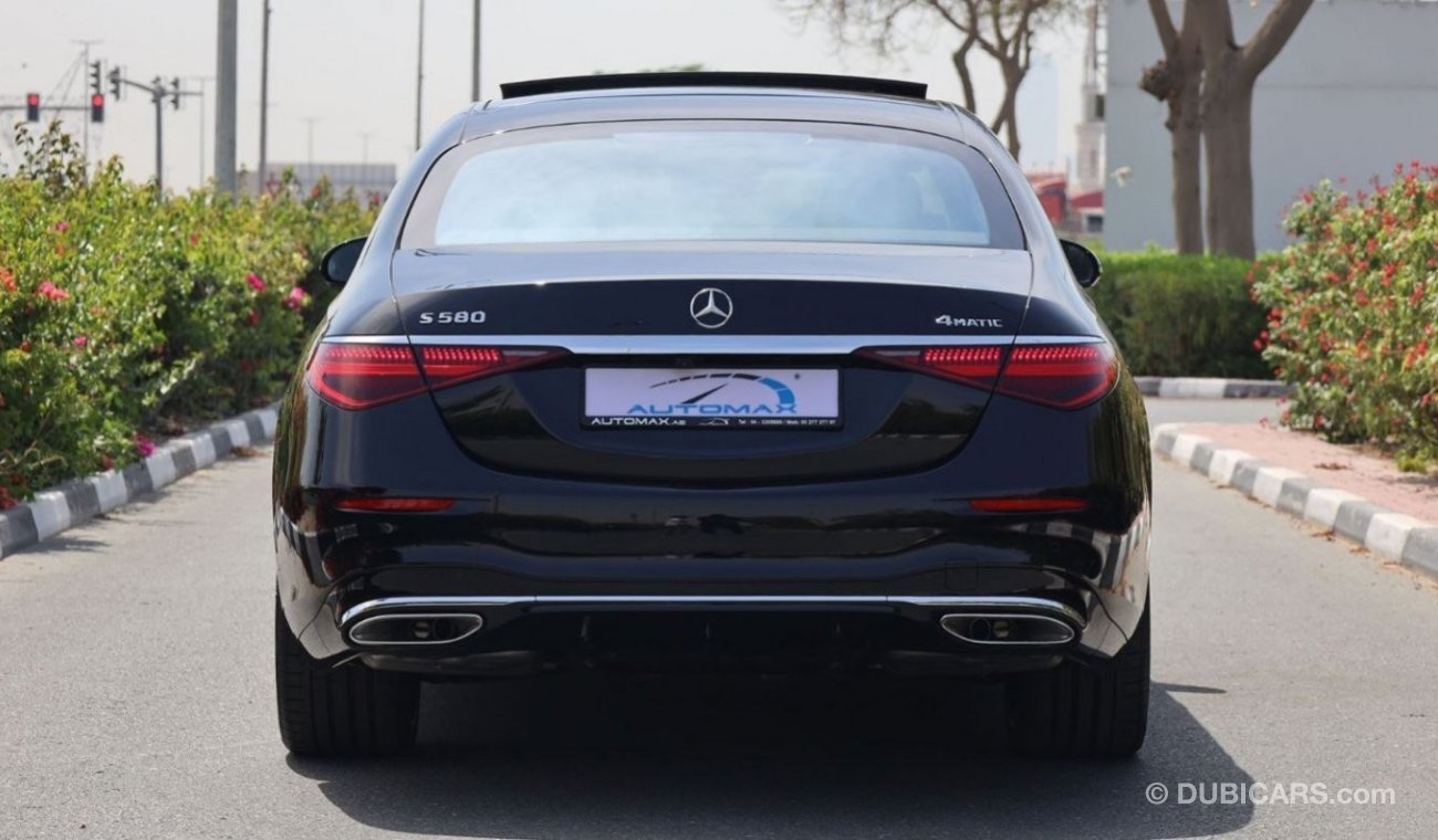 مرسيدس بنز S 580 4Matic V8 4.0L , 2023 GCC , 0Km , With 2 Years Unlimited Mileage Warranty