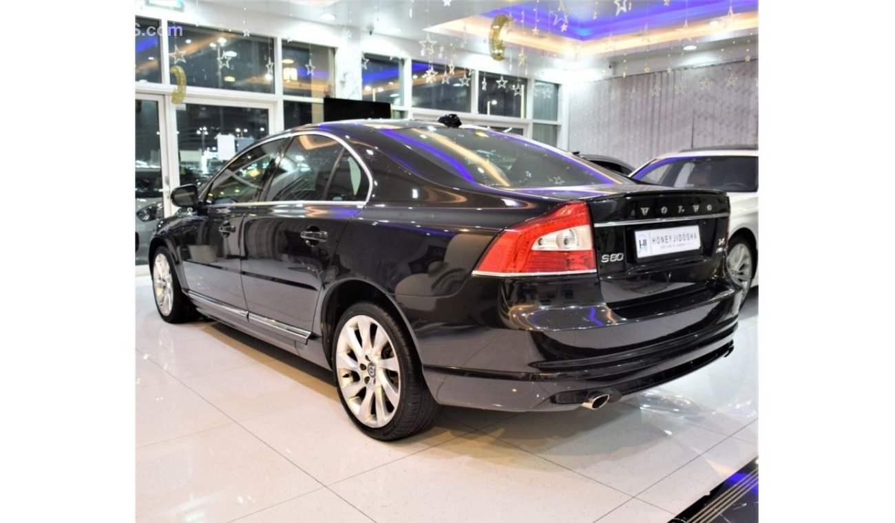 فولفو S80 AED 1,116 Per Month / 0% D.P | Volvo S80 T6 AWD 2015 Model!! in Black Color! GCC Specs