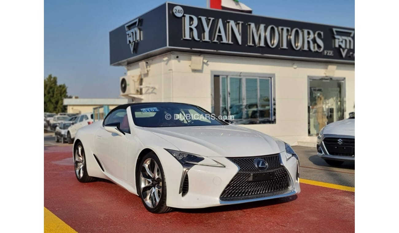 Lexus LC500 Lexus LC 500 5.0L, Convertible, RWD, Gasoline, White inside Red, Model 2021