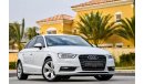 Audi A3 2 Y Warranty!  GCC - AED 939 per month - 0% Downpayment