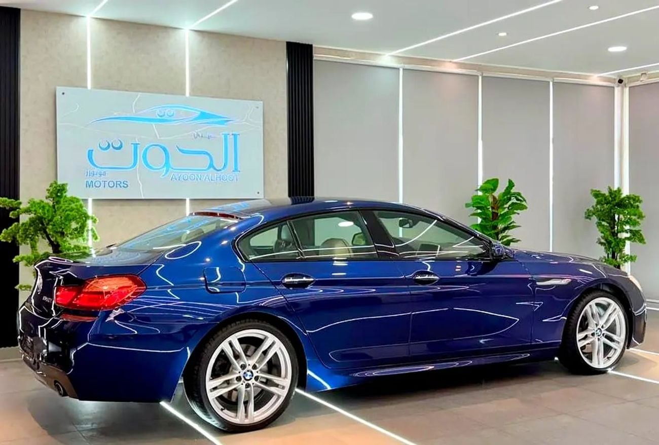 بي أم دبليو 640i STD LOVELY PEPSI COLOR 640i V6 || RADAR || GRAND COUPE || LOW MILEAGE