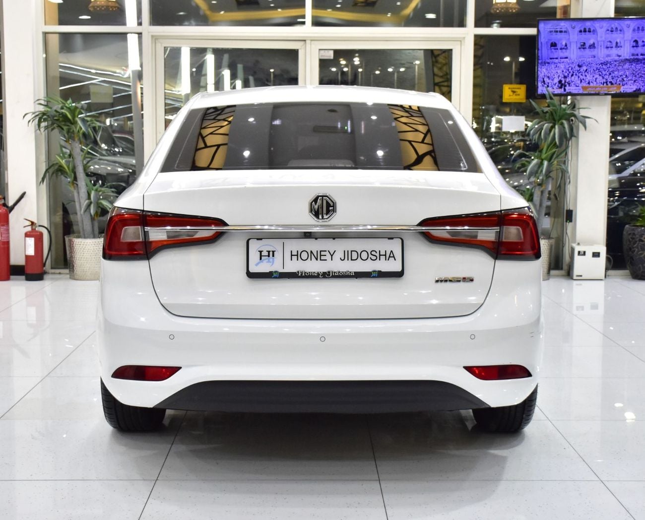 MG 5 EXCELLENT DEAL for our MG 5 ( 2024 Model ) in White Color GCC Specs