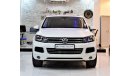 فولكس واجن طوارق ( ORIGINAL PAINT صبغ وكاله ( FULL OPTION ) Volkswagen Touareg 2015 Model!! in White Color! GCC Specs