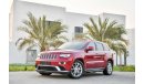 Jeep Grand Cherokee SUMMIT - Under Agency Warranty -Agency Service Contract until 2021 -AED 1,841 PM