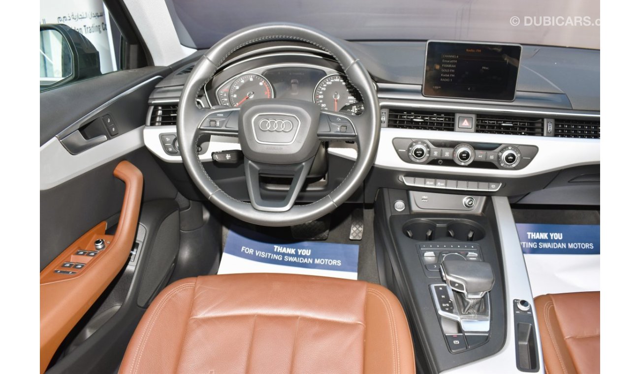 Audi A4 AED 1439 PM | 1.4L 35-TFSI S LINE GCC DEALER WARRANTY