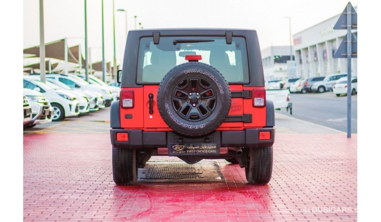 Jeep Wrangler Unlimited Willys Wheeler 2017 | JEEP WRANGLER WILLYS | 4WD 3.6L V6 | GCC | VERY WELL-MAINTAINED | SP