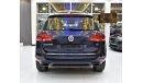 Volkswagen Touareg SEL EXCELLENT DEAL for our Volkswagen Touareg ( 2015 Model! ) in Blue Color! GCC Specs