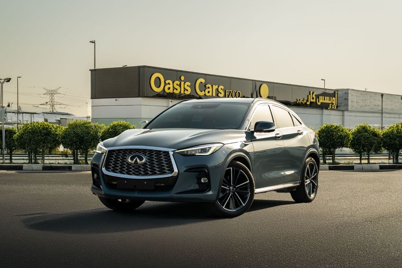 إنفينيتي QX55 Sensory Fully Loaded 2022 GCC Agency Warranty Full service History