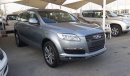 Audi Q7 FULL OPTIONS panoramic roof DVD camera 7 seater V6 Gcc Specs Clean car excellent condition