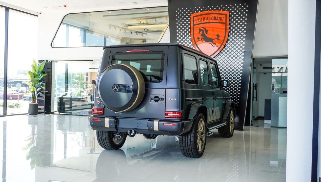 Mercedes-Benz G 63 AMG Mercedes G63 |Night Black Magno |Gold Topstitching Interior |2024 |GRAND EDITION | LIMITED 1 of 1000