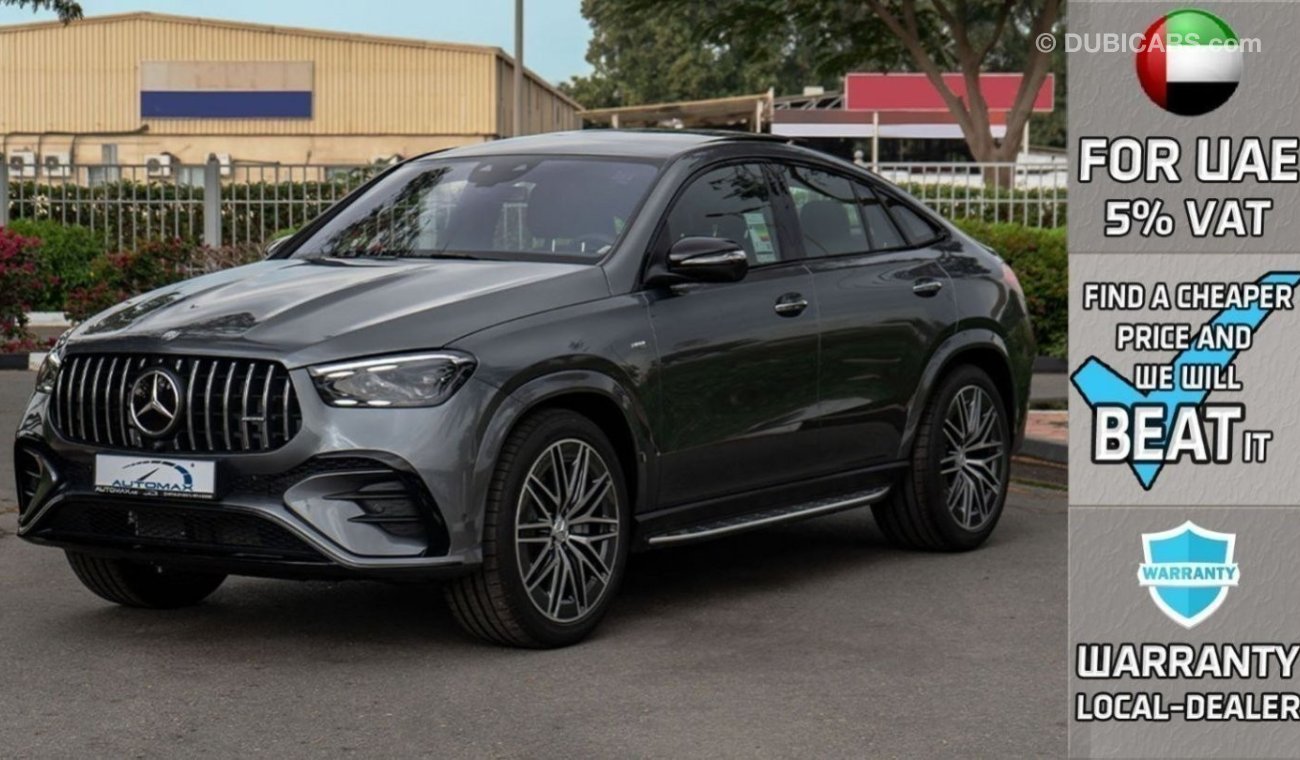 Mercedes-Benz GLE 53 AMG 4Matic Plus Coupe ''2024 Facelift'' , 2023 GCC , 0Km , With 2 Yrs Unlimited Mileage WNTY