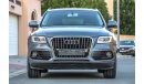 Audi Q5 2.0L 2014 GCC under Warranty with Zero Down-Payment.