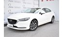 Mazda 6 AED 1427 PM | 2.5L 2019 GCC DEALER WARRANTYV