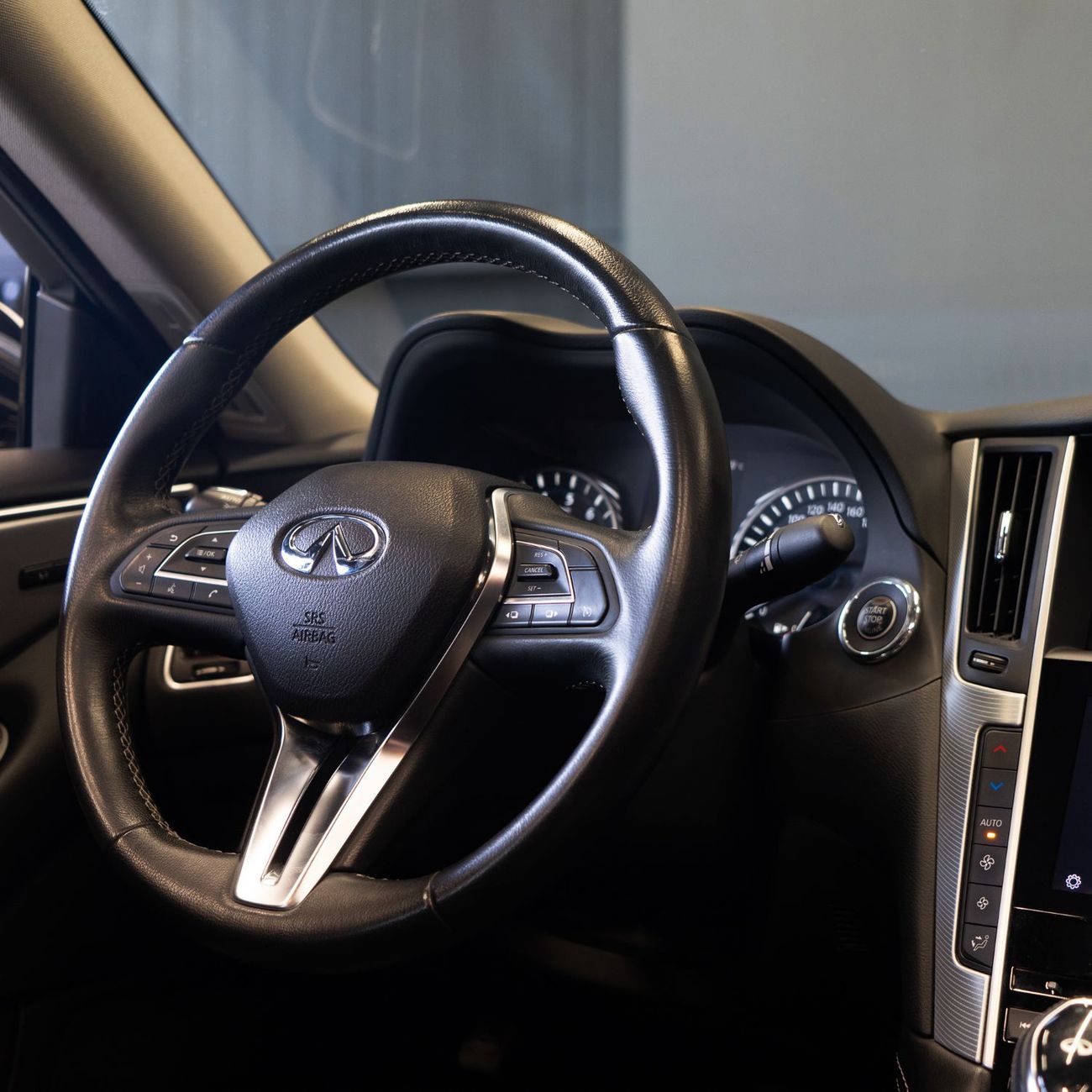 Infiniti Q50 Luxe 3.0L AED 1,474 pm • 0% Downpayment • Infiniti Q50 Luxe • 1 Year Warranty