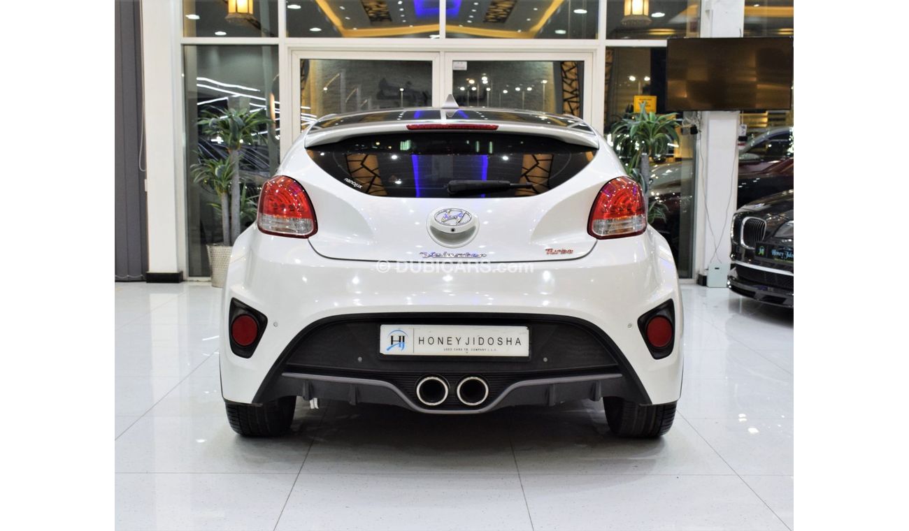 Hyundai Veloster Turbo EXCELLENT DEAL for our Hyundai Veloster TURBO ( 2016 Model! ) in White Color! GCC Specs