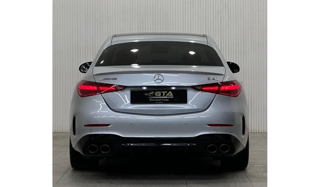 مرسيدس بنز سي 43 ايه ام جي 2.0L 2023 Mercedes Benz C43 AMG 4MATIC, May 2028 Mercedes Warranty, May 2025 Mercedes Service Pack,