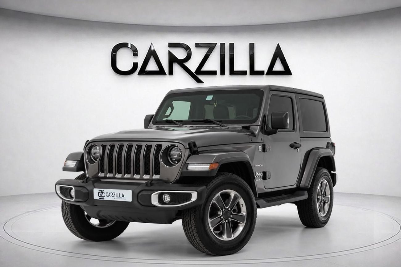 Jeep Wrangler SAHARA Jeep Wrangler 3.6 V6 2-Door 2022 l Full Agency Service l AED 2,252 / Monthly