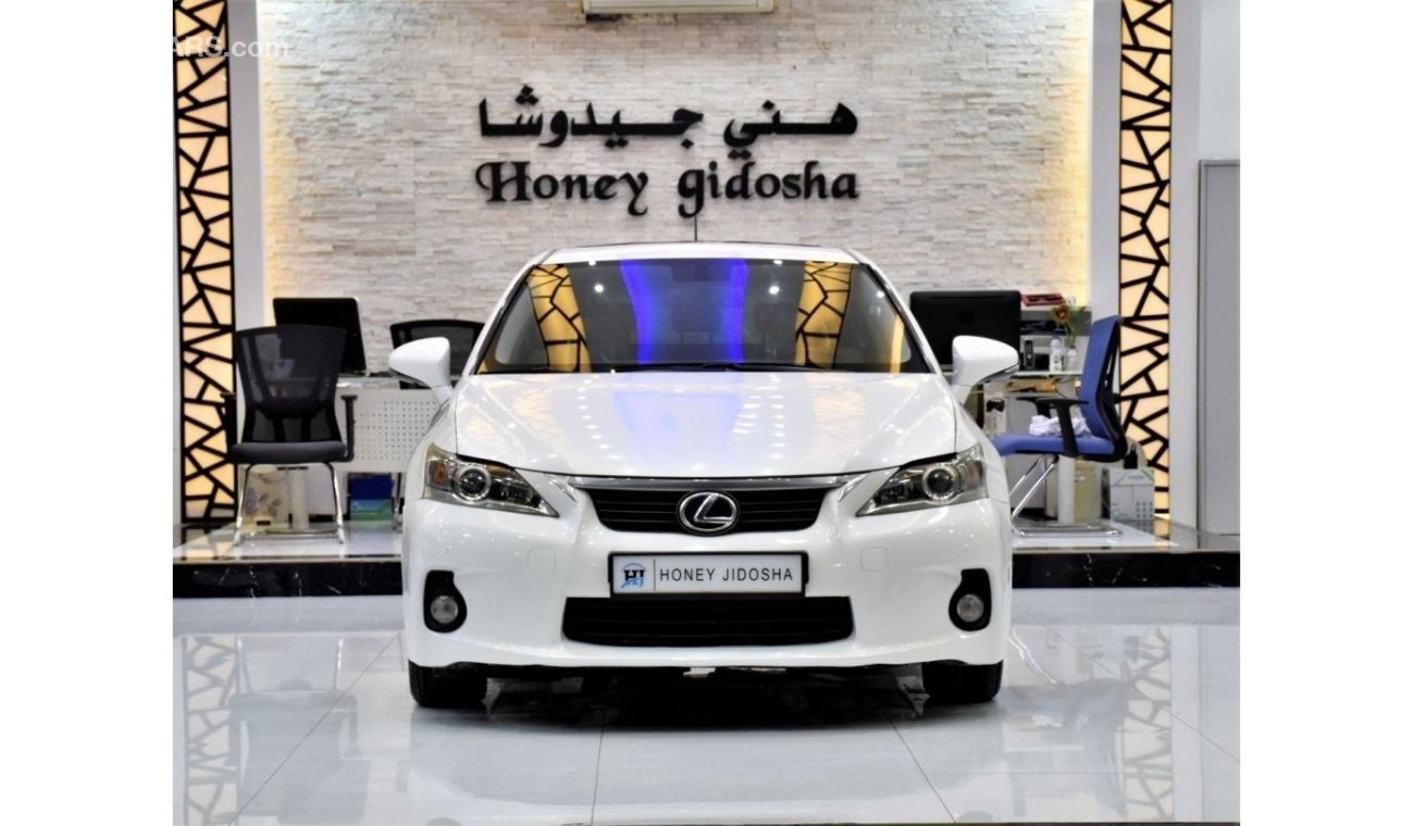 لكزس CT 200h EXCELLENT DEAL for our Lexus CT200 HYBRID ( 2012 Model ) in White Color GCC Specs