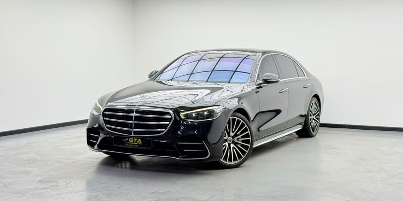 Mercedes Benz S500 L 4MATIC 2021 Mercedes Benz S500 L 4MATIC, Warranty, Service History, Fully Loaded, Excellent Condition, GCC