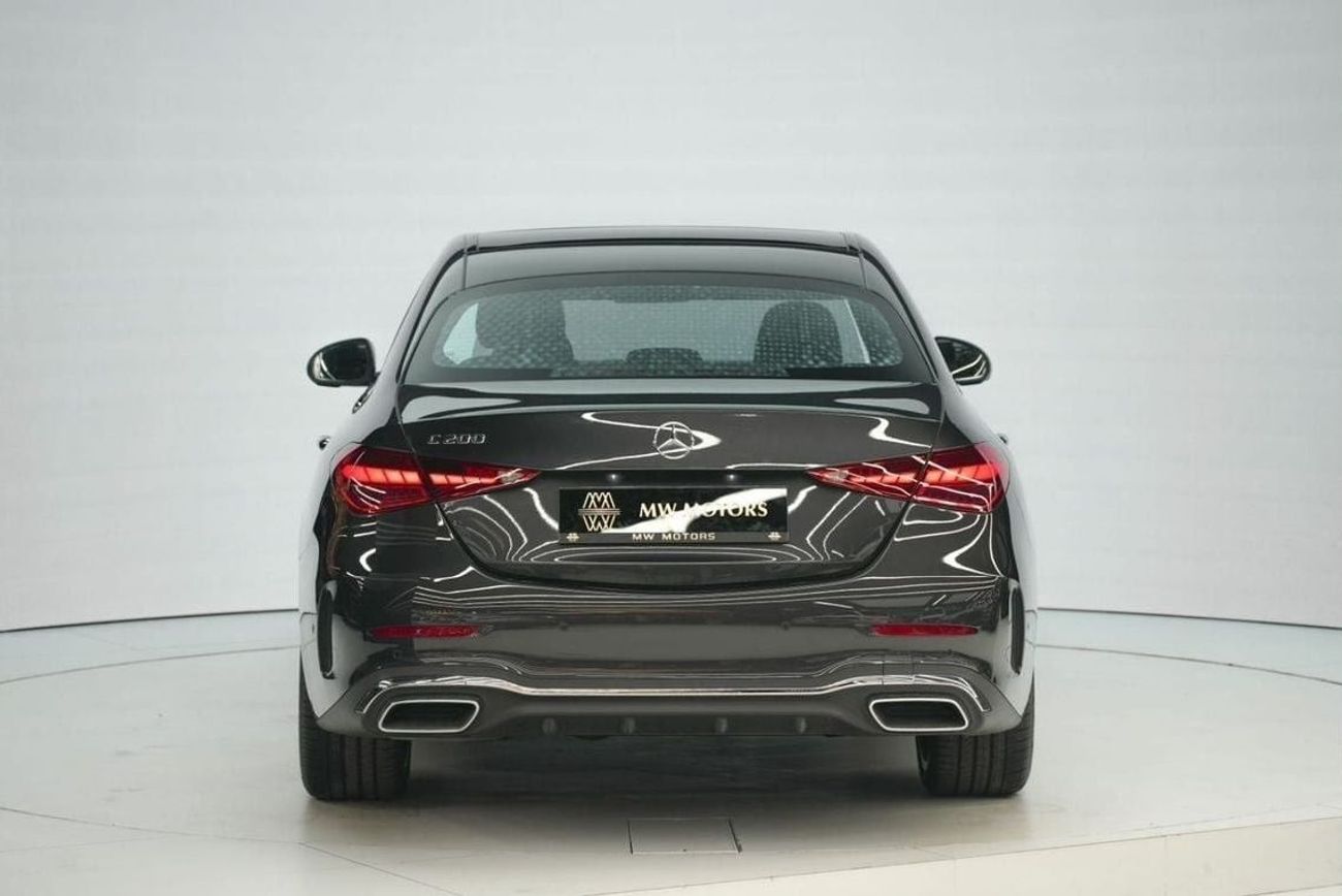 مرسيدس بنز C 200 Mercedes-Benz C 200 Premium Plus | 2025 GCC 0km | Agency Warranty | AMG Package | 360 View
