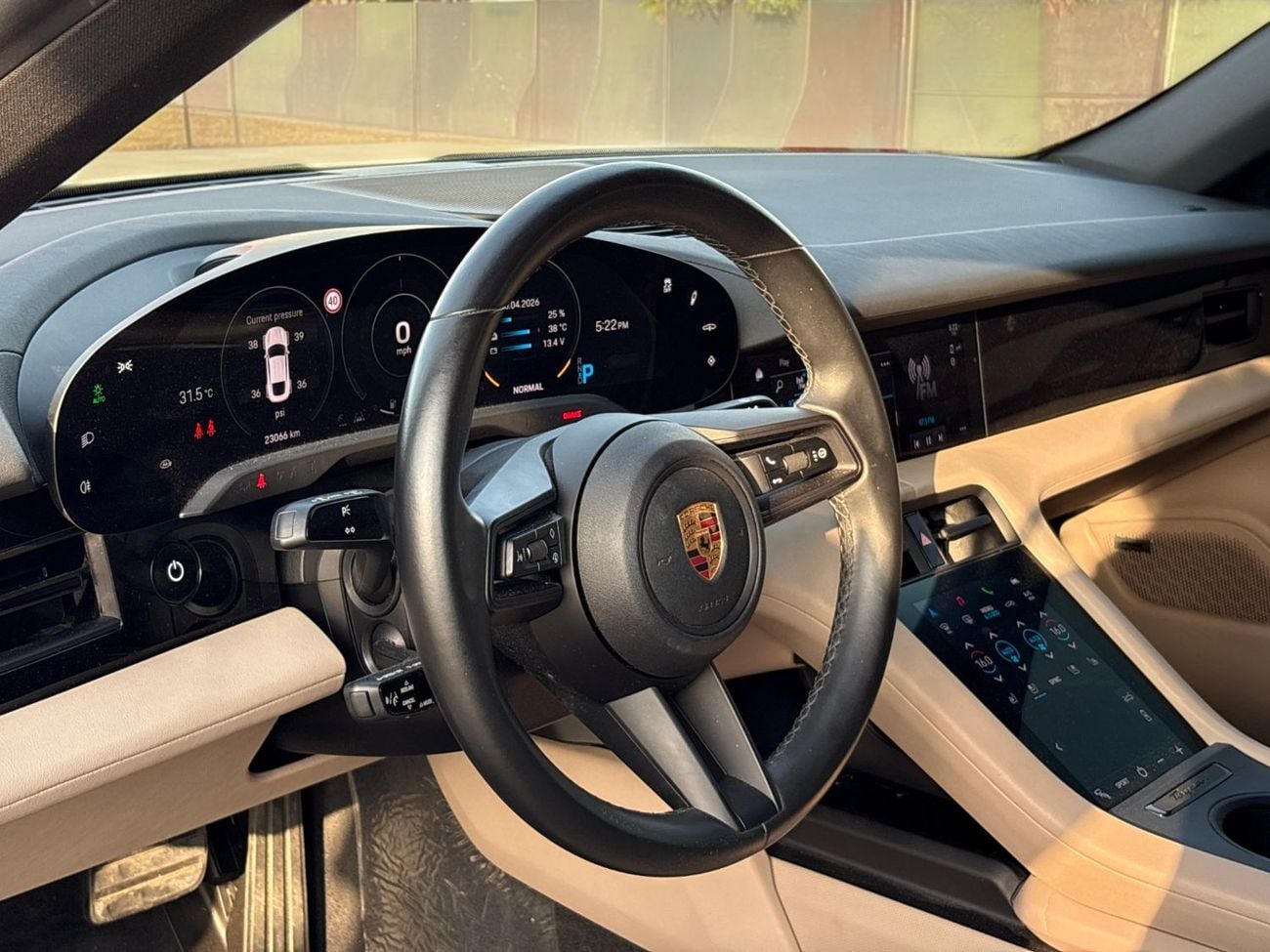 Porsche Taycan Base AED 3,030 P.M | 0% DOWN PAYMENT | PORSCHE TAYCAN | EV | 2022
