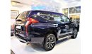 Mitsubishi Montero ORIGINAL PAINT!! ( صبغ وكاله ) AMAZING Mitsubishi Montero Sport 2016 Model!! in Dark Blue Color! GCC