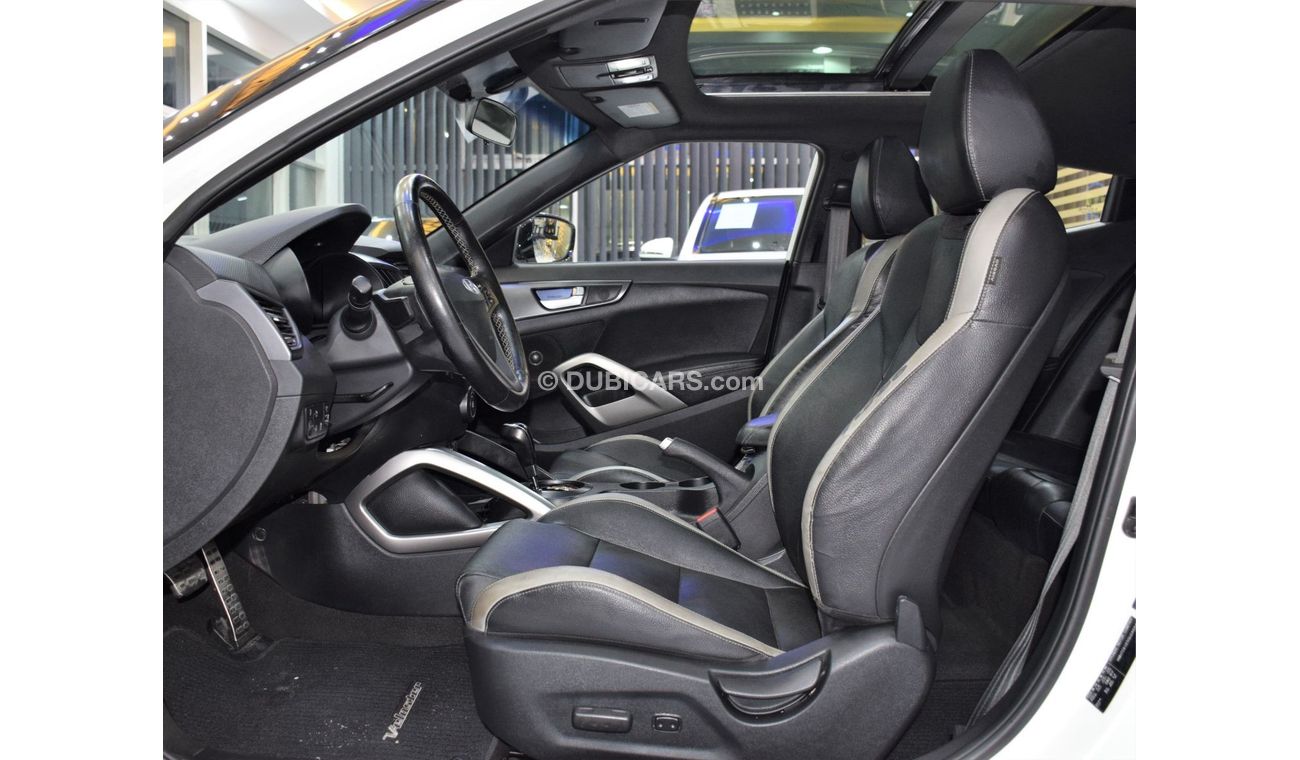 Hyundai Veloster Turbo EXCELLENT DEAL for our Hyundai Veloster TURBO ( 2016 Model! ) in White Color! GCC Specs