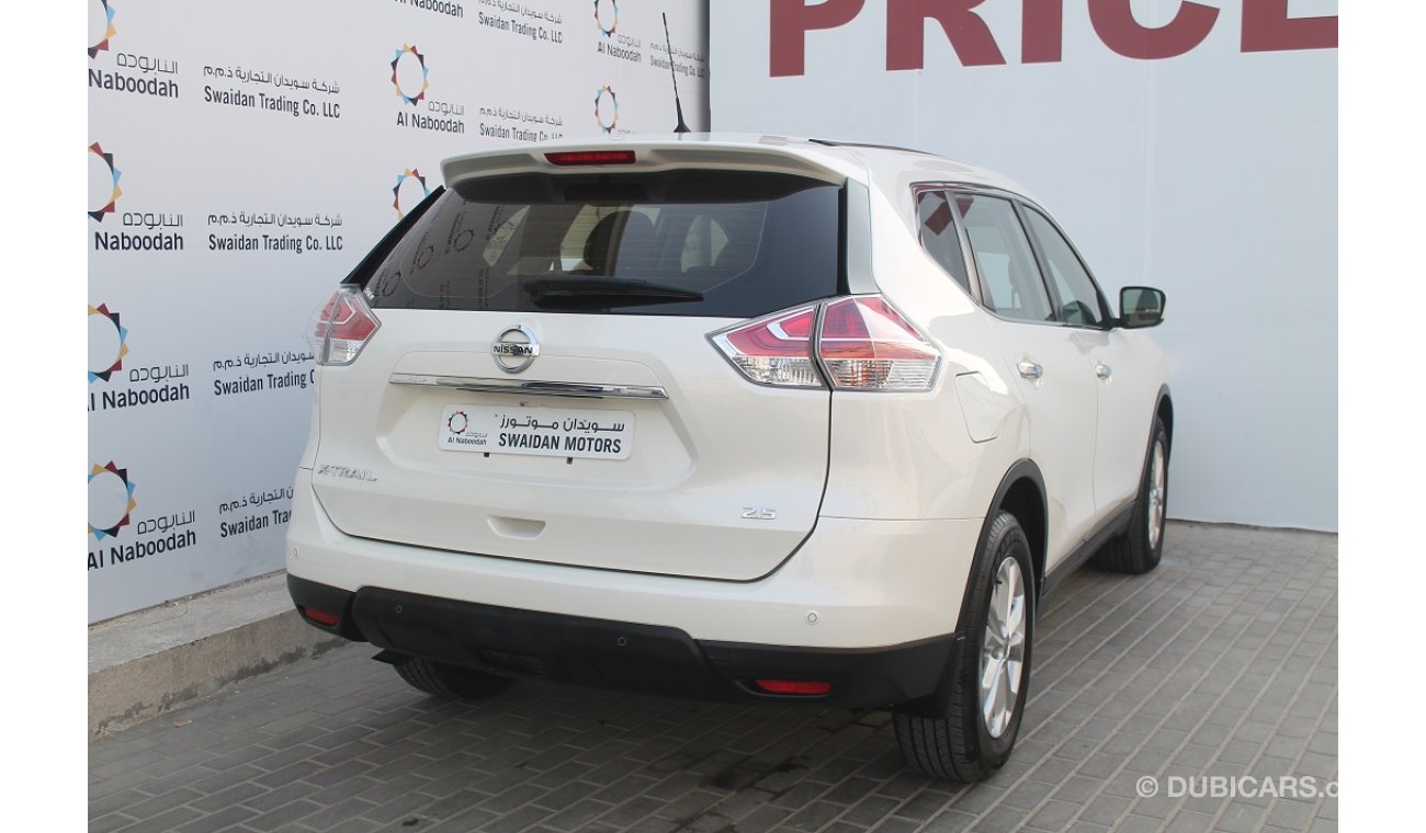 Nissan X-Trail 2.5L S AWD 2016 GCC SPECS DEALER WARRANTY