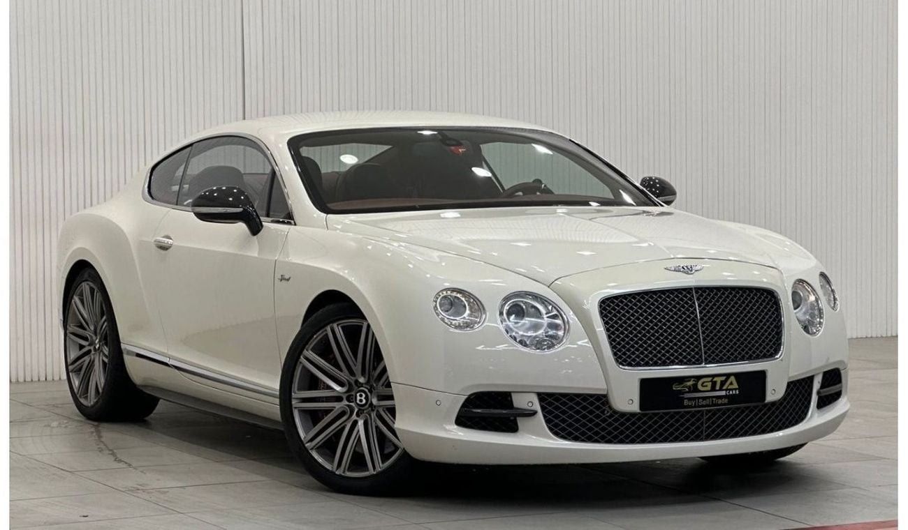 بنتلي كونتيننتال جي تي 2014 Bentley Continental GT Speed W12, Service History, Very Low Kms, GCC