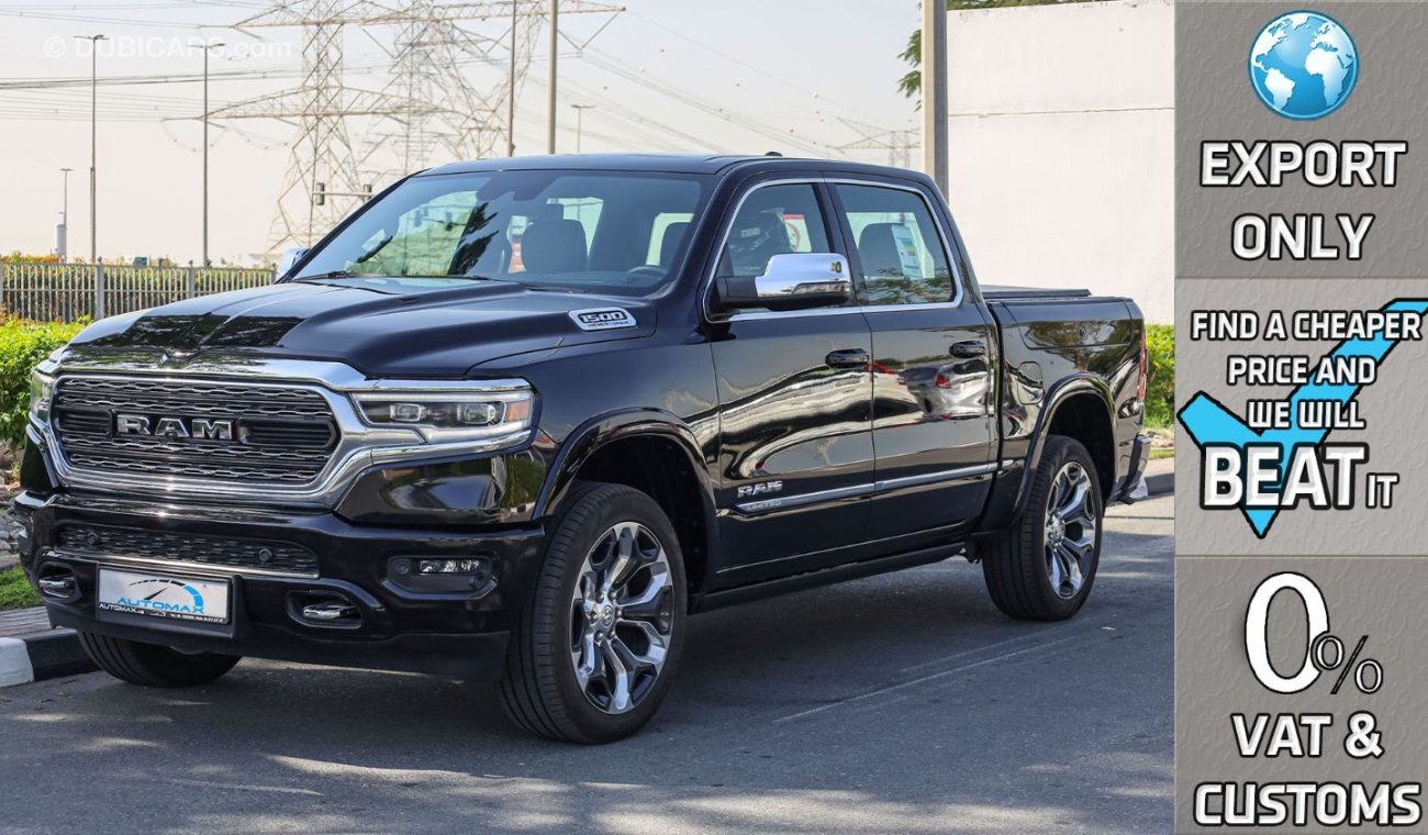 RAM 1500 Limited Crew Cab "With RAM BOX" V8 5.7L HEMI eTorque , 2023 GCC , 0Km , (ONLY FOR EXPORT)