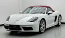 Porsche 718 Boxster S 2.5L A/T 2017 Porsche 718 Boxster S, Porsche Service History, Excellent Condition, GCC