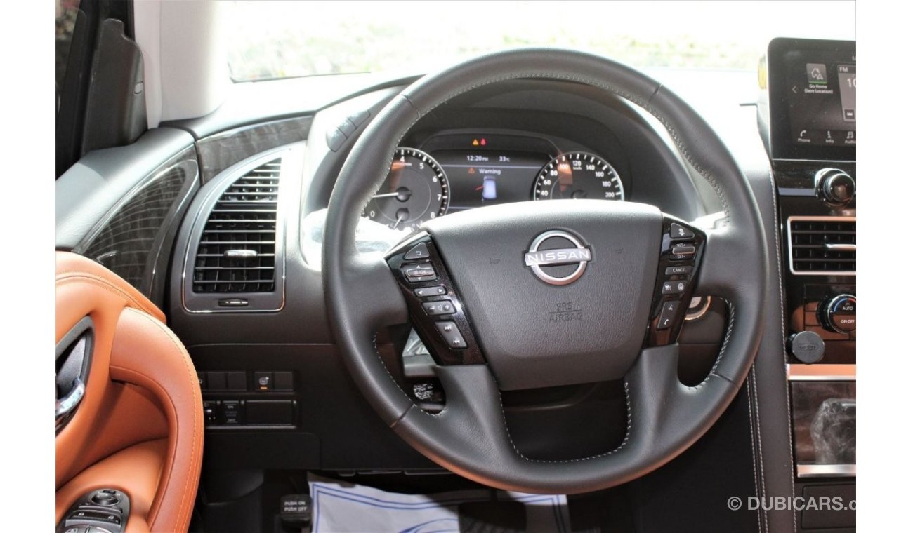 Nissan Patrol SE Titanium 2022 GCC WITH AGENCY WARRANTY & SERVICE CONTRACT LOW MILEAGE IN BRAND NEW CONDITION