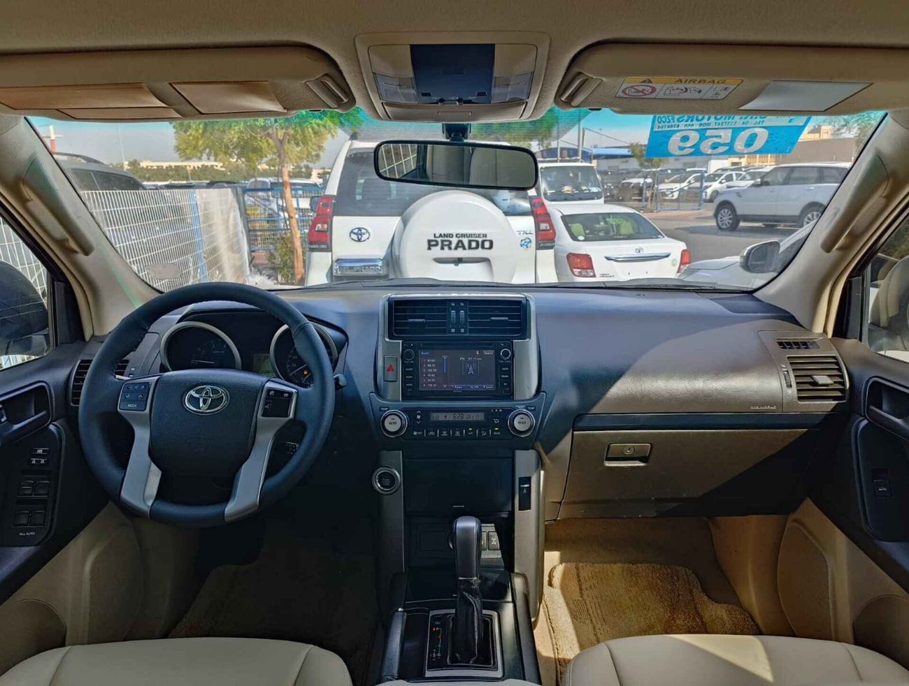 تويوتا برادو TXL V6 / ORG SHAPE/ LEATHER/ DVD CAMERA/ TYRE UP / LOT#28772