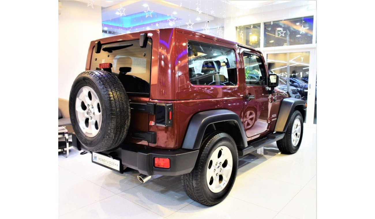 Jeep Wrangler ONLY 118000 KM!!! AMAZING Jeep Wrangler Sport 2009 Model!! in Red Color! GCC Specs