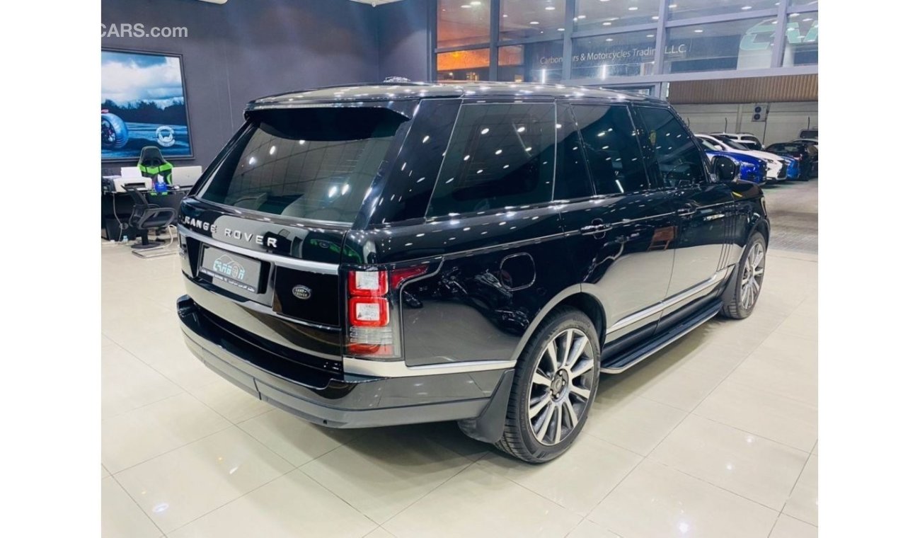 لاند روفر رانج روفر فوج إس إي سوبرتشارج RANGE ROVER VOGUE SUPERCHARGED V8 2013 GCC IN VERY BEAUTIFUL CONDITION