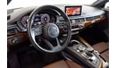 أودي A4 45 TFSI quattro ديزاين 2017 Audi A4 2.0L S-Line Quattro / Full-Service History