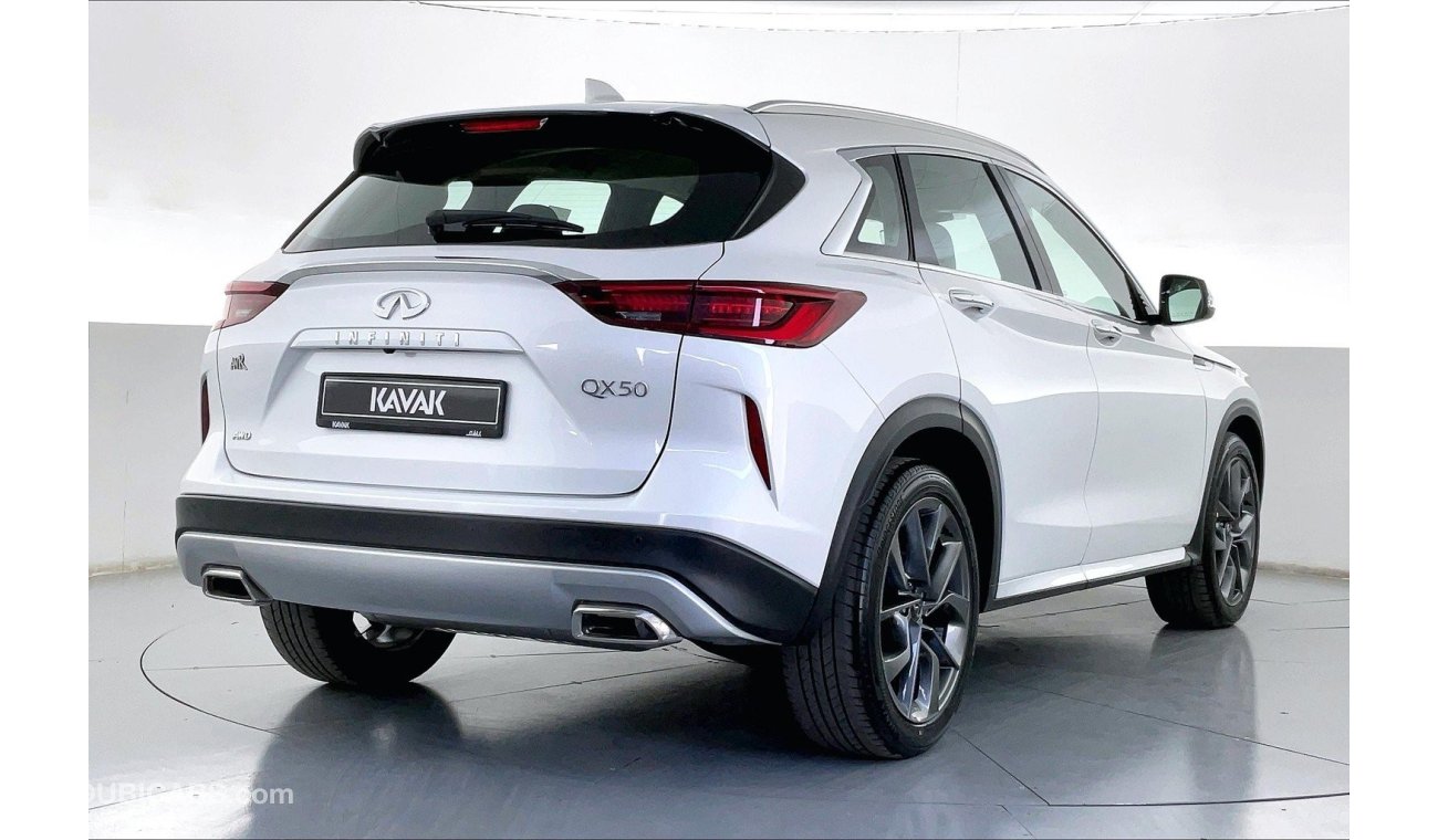 Infiniti QX50 Luxe Style | 1 year free warranty | 1.99% financing rate | Flood Free