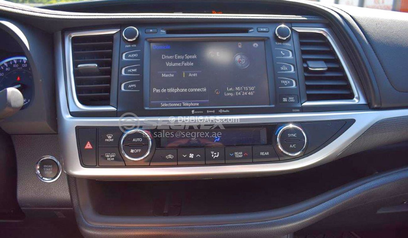Toyota Highlander 2019 3.5 V6-NIGHTSHADE for UAE&Export market   للتسجيل و التصدير