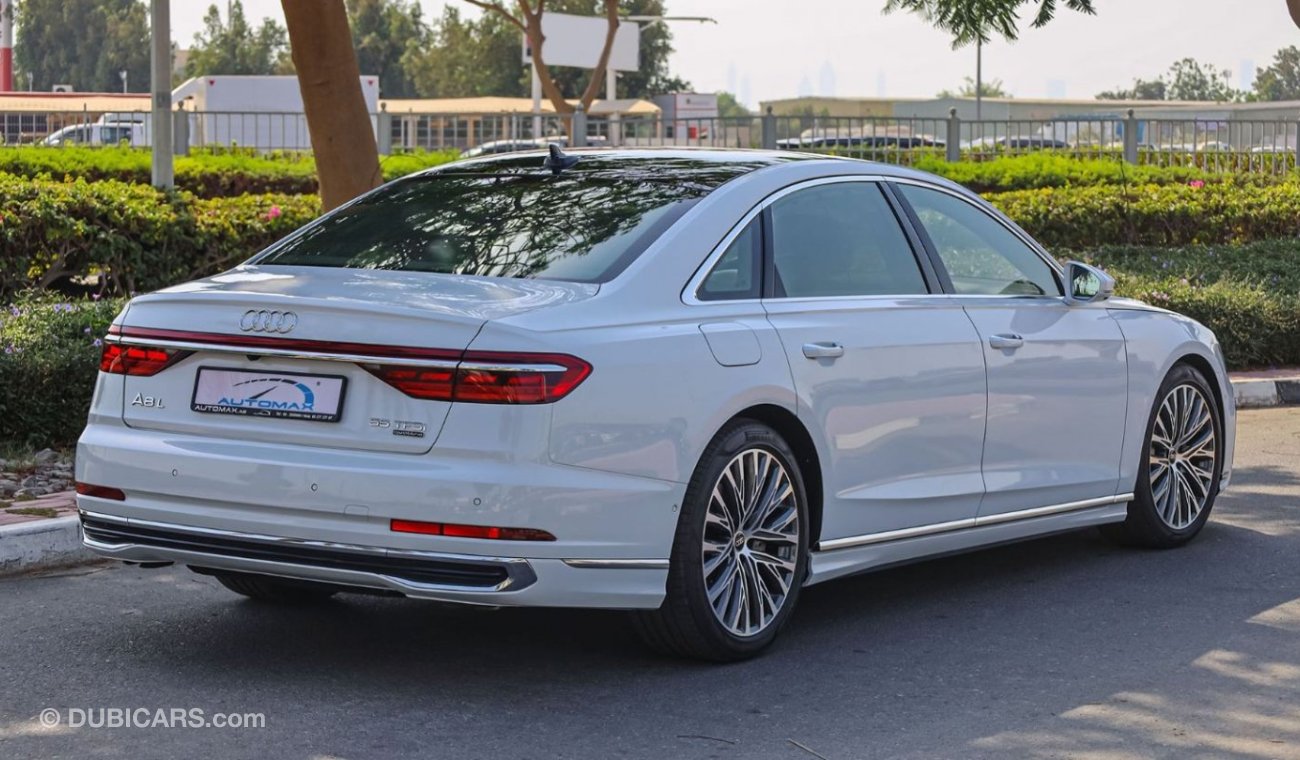 أودي A8 L 55 TFSI Quattro V6 3.0L AWD , FIFA Cars , GCC 2023 , (ONLY FOR EXPORT)