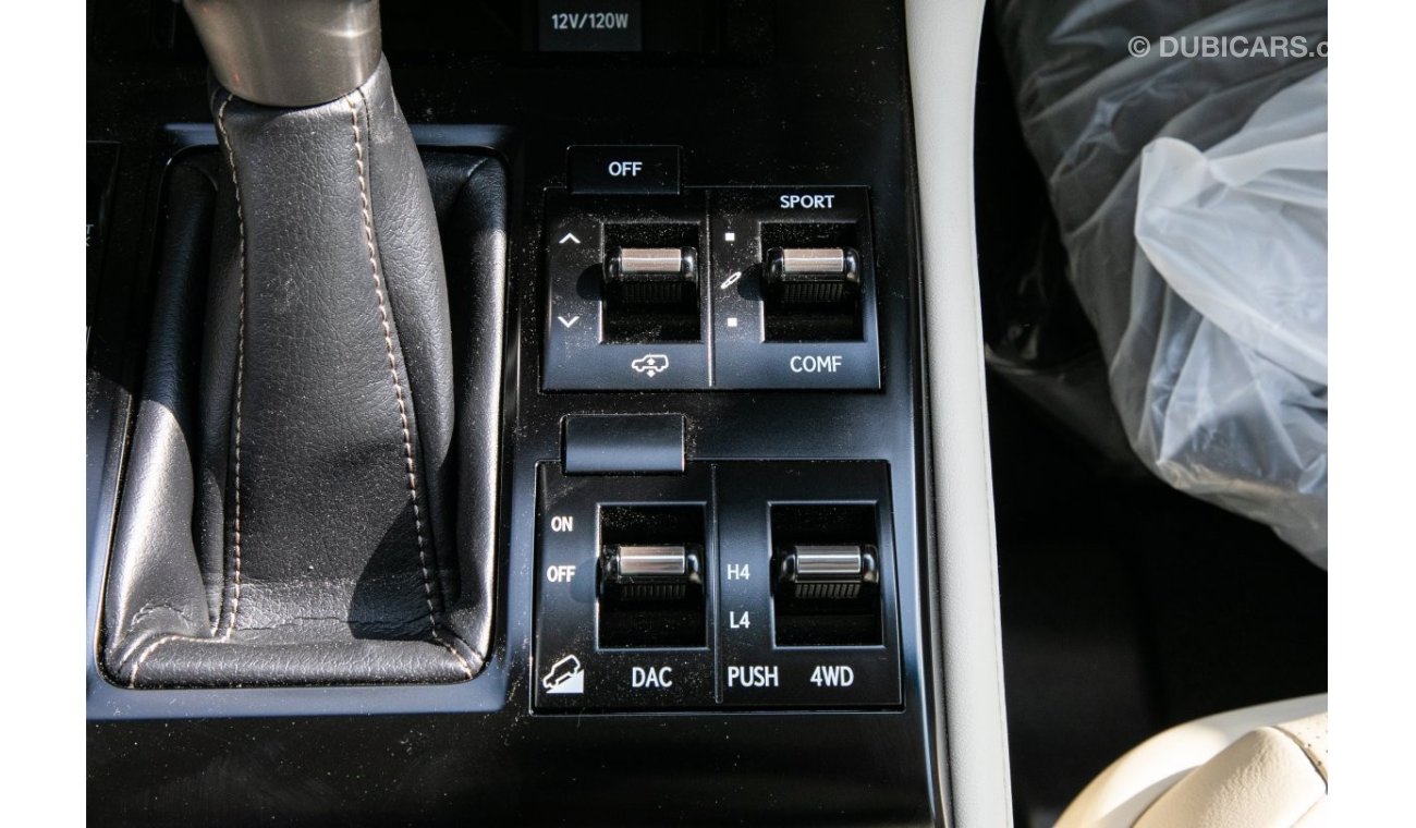 لكزس GX 460 Sport 4.6L V8 with KDSS , Power Heated/Cooled Seats and Height Control