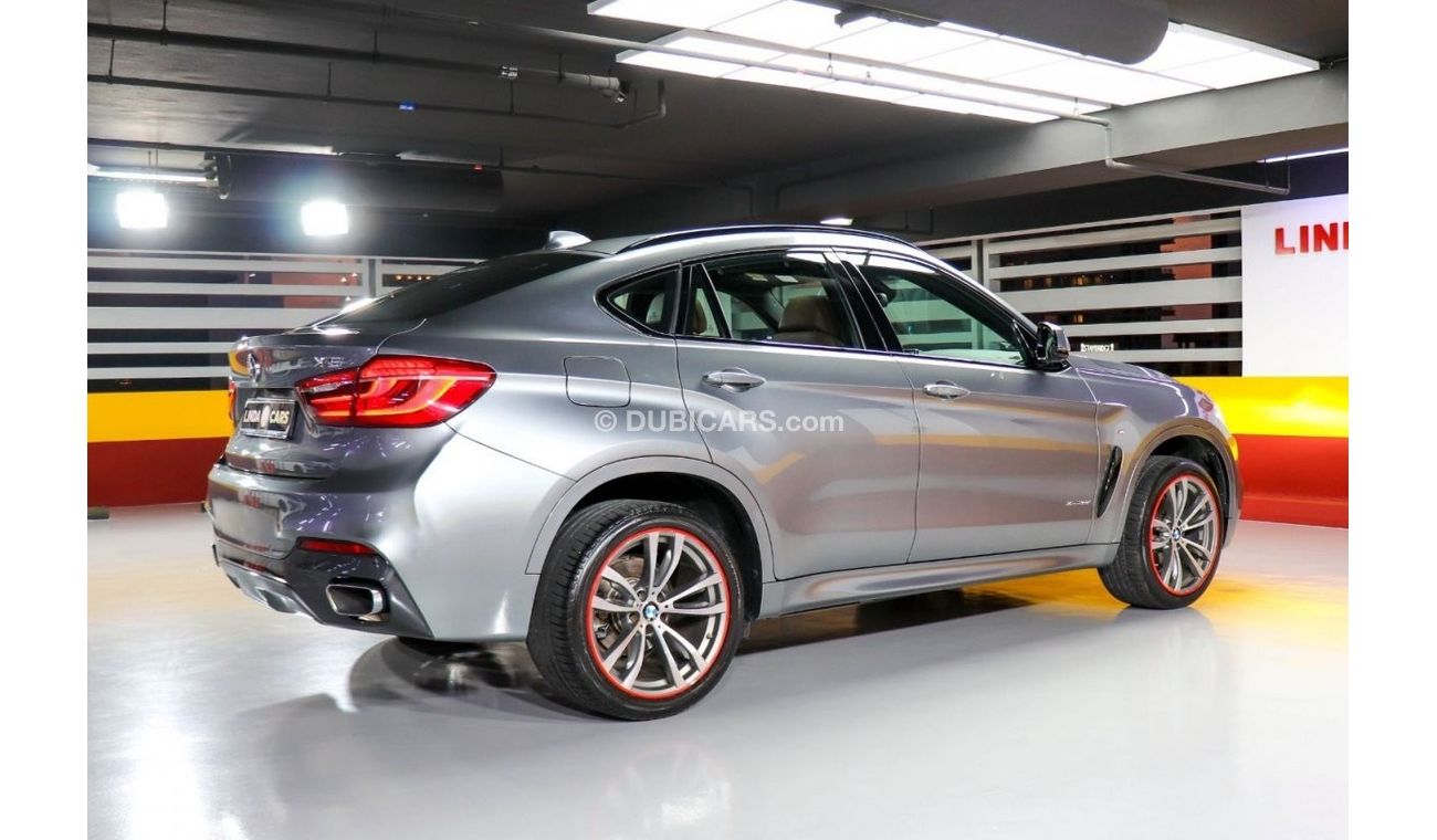 BMW X6 35i Exclusive RESERVED ||| BMW X6 X-Drive 35i M-Kit 2017 GCC under Agency Warranty with Flexible Dow