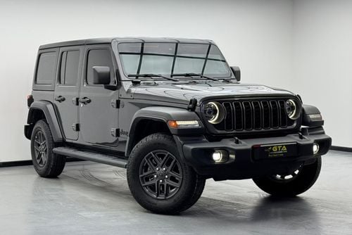 Jeep Wrangler Unlimited Sport S 2.0L A/T  2025 Jeep Wrangler Unlimited Sport S, Jeep Warranty+Service Contract+Ful
