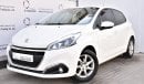 Peugeot 208 1.6L ACTIVE 2019 GCC AGENCY WARRANTY TILL 2024 / 100,000KM